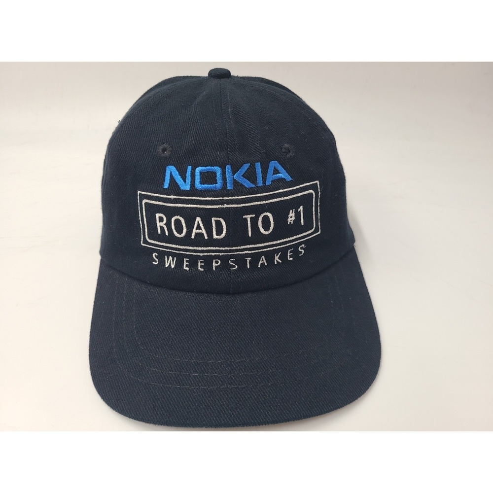 Vintage Nokia Road To #1 Sweepstakes Strapback Adjustable (Fits Small) Hat‎ Cap